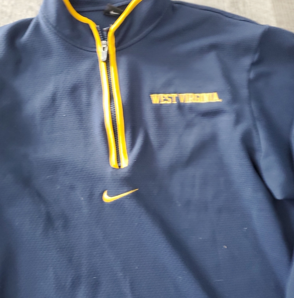 Nike WVU Mountaineers Pullover Jacket - image 2